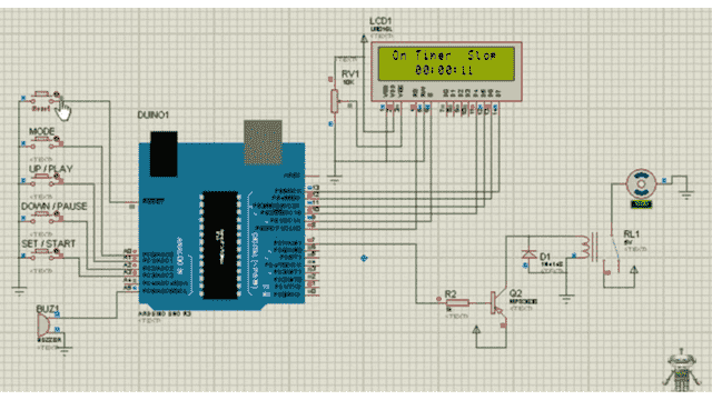 Motor turning circuit