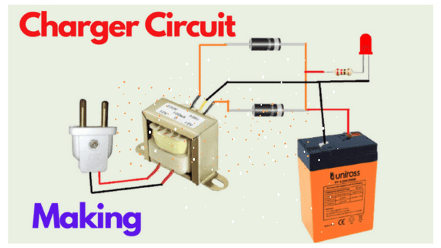 Transformer battery charger