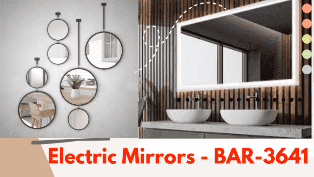 Electric Mirrors - BAR-3641: Sleek design with powerful functionality.