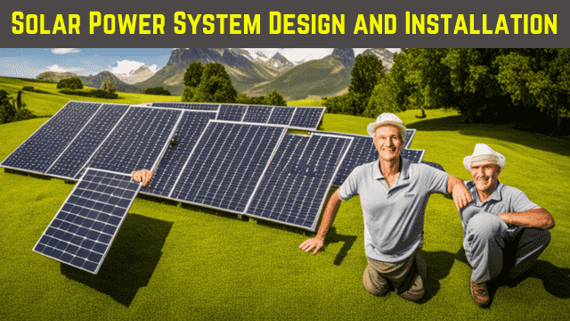 Solar power system design and installation