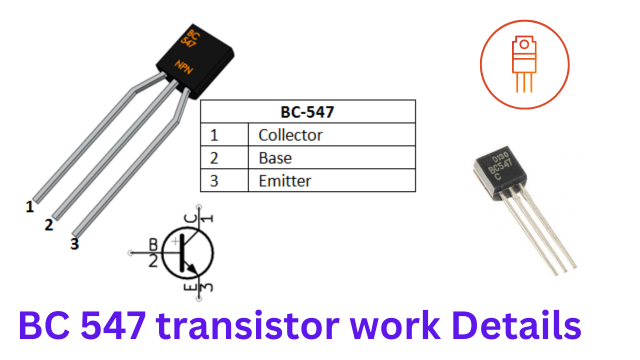 bc 547 transistor work details